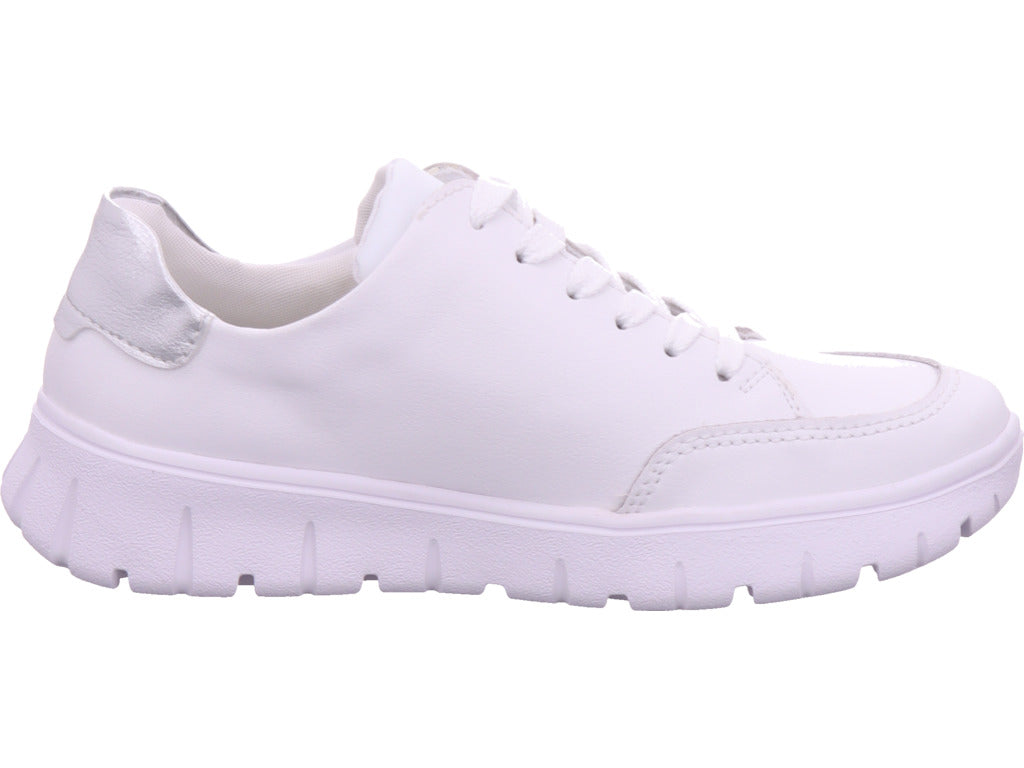 Rieker women's sneakers Fsk women's low shoes in white