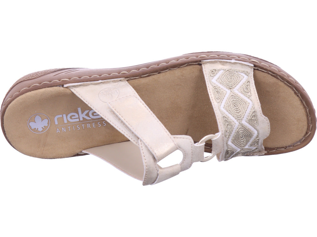 Rieker Women's Mule Fsk Women's Sandals in beige