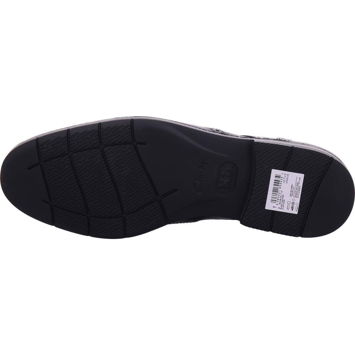 Pánská polobotka Clarks Banbury Tip v černé barvě
