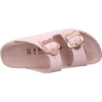 Birkenstock Mädchen Pantolette Arizona Flower Buckle in rose
