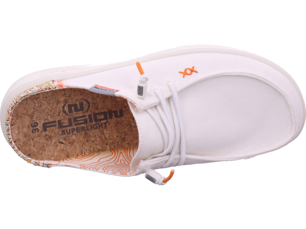 Fusion Damen Pantolette  in weiß