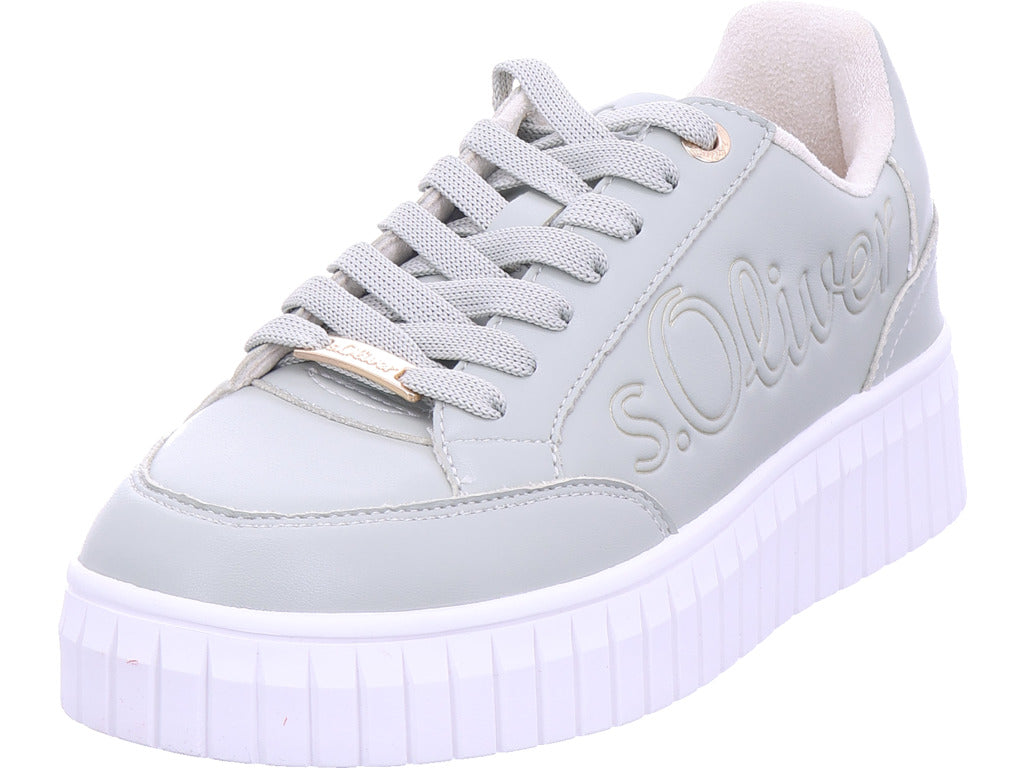 s.Oliver women's sneakers in green