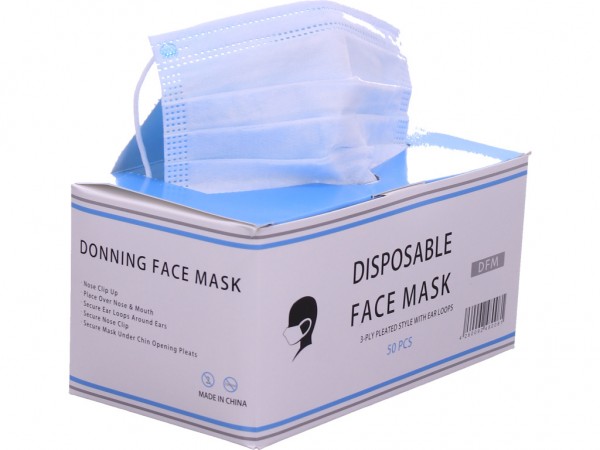 WorkPower blau Einweg Face Mask 50er Pack