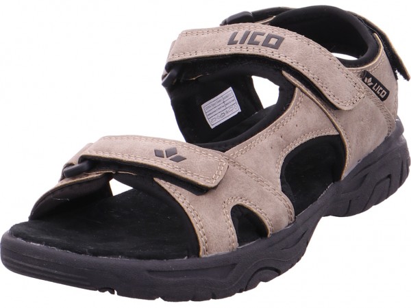 Lico PRAERIE Sandale Sandalette Trekking beige 400062