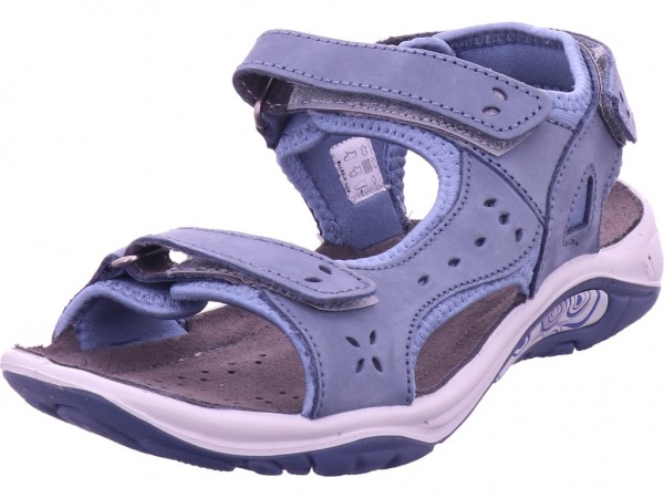 orion Damen Sandale Sandalette Sommerschuhe blau Bi64522/1