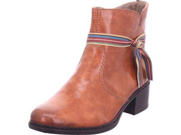 Rieker Damen Stiefel Stiefelette Boots elegant braun 77669-22