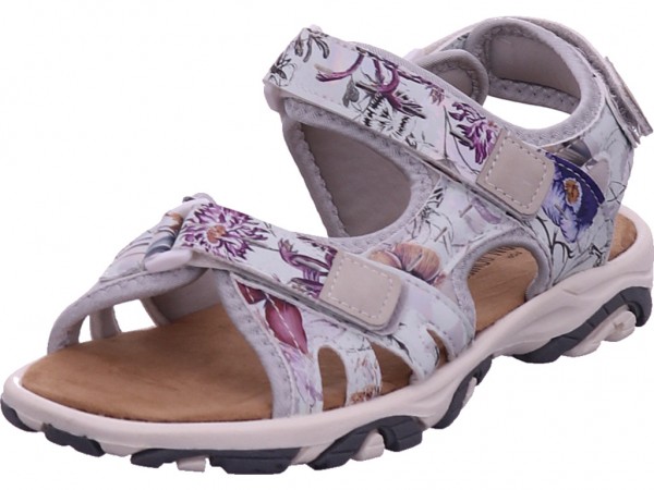 shoe-world Damen Sandale Sandalette Sommerschuhe weiß 286016