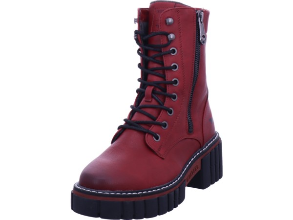 Mustang Damen Stiefel Stiefelette Boots elegant rot 14475045