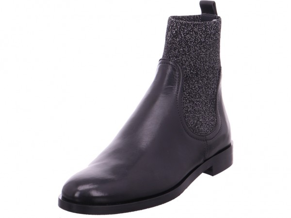 MARIPE Damen Stiefel Stiefelette Boots elegant schwarz-schwarz 27077