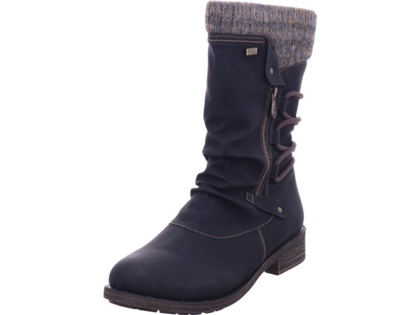 Remonte Remonte Stiefelette Damen Winter Stiefel Boots Stiefelette warm zum schlüpfen schwarz D8070-01