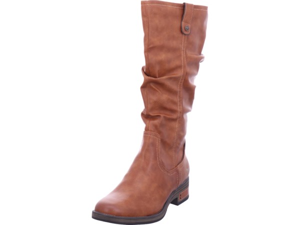 Mustang Damen Winter Stiefel Boots Stiefelette warm Schnürer braun 1293602-307