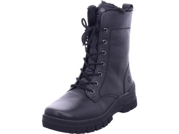 Remonte Damen Winter Stiefel Boots Stiefelette warm Schnürer schwarz D0E7201