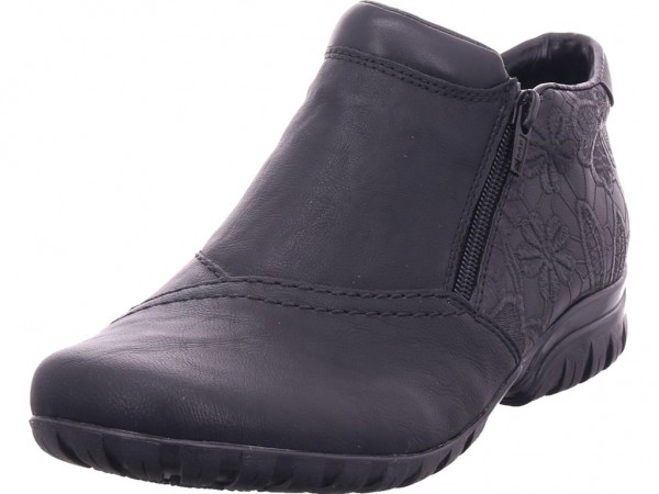 Rieker L46A300 L46 Damen Winter Stiefel Boots Stiefelette warm zum schlüpfen schwarz L46A3-00