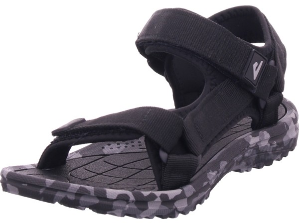 hengst Damen Sandale Sandalette Sommerschuhe schwarz S20901.852