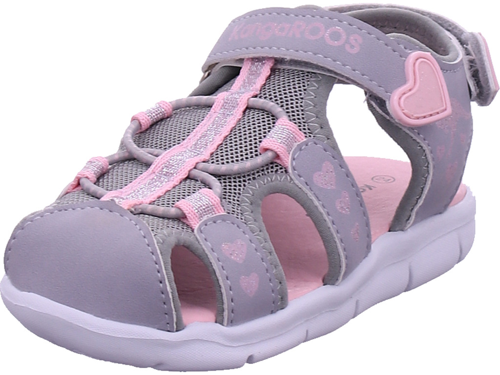 KangaROOS K-Mini Sneaker Kinder Sandale Schuhe Sandaletten rose grey 02035-6137 
