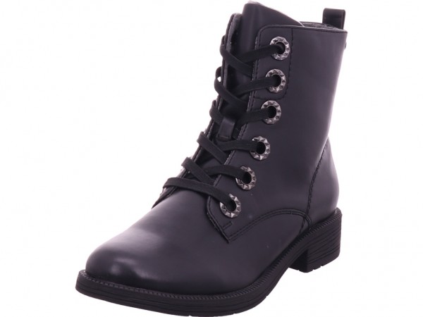 Jana Damen Winter Stiefel Boots Stiefelette warm zum schlüpfen schwarz 8-8-25264-27 001