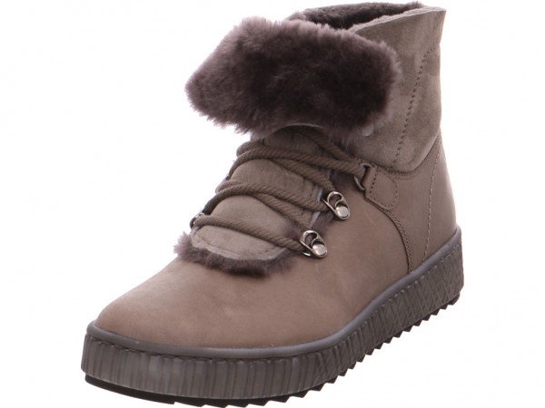 Gabor Damen Winter Stiefel Boots Stiefelette warm Schnürer braun 73.765.73